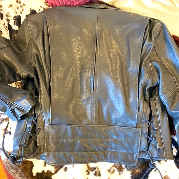 ⭐️SOLD⭐️ Z1R Drag Specialties Leather Biker Jacket - Picture 9 of 9
